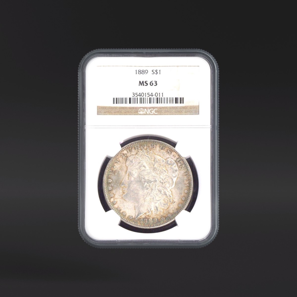 1889 One Dollar NGC MS63 - US NGC MS63